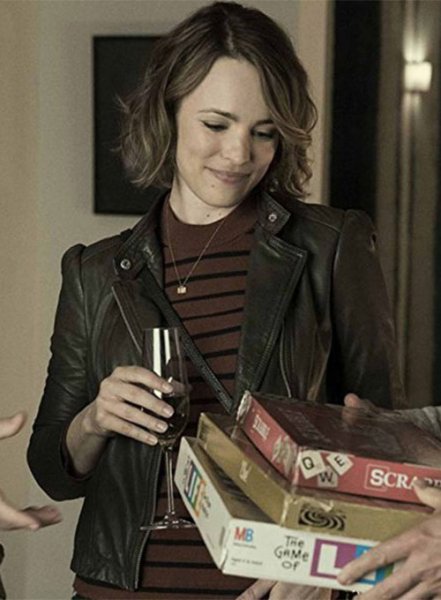 (image for) Rachel McAdams Game Night Leather Jacket