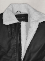 (image for) B3 Aviator Black Leather Jacket
