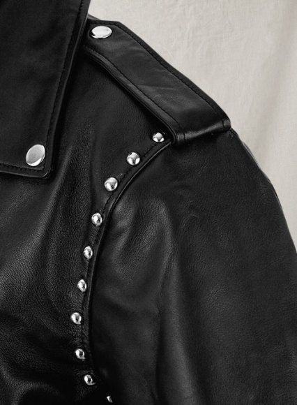 Basic Studded Leather Jacket Basic Studded Leather Jacket