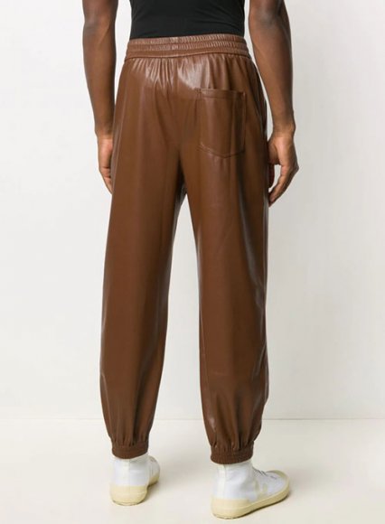 Comfy Leather Jogging Pants (image for) Comfy Leather Jogging Pants
