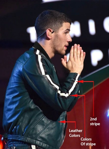(image for) Nick Jonas MTV Video Music Awards Leather Jacket and Pants Set