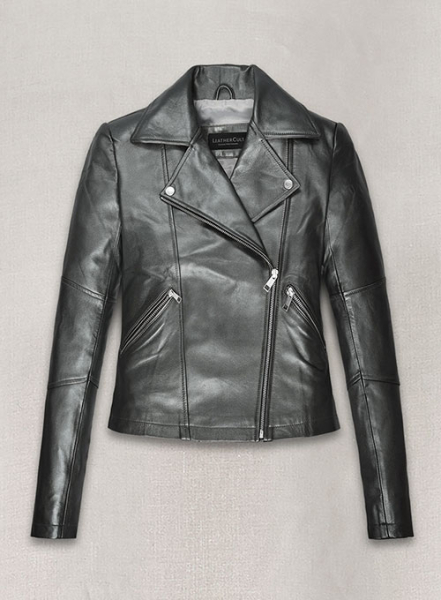 (image for) Metallic Gray Leather Jacket # 212