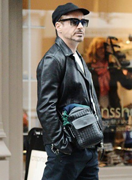 Robert Downey Jr. Leather Jacket #3 Robert Downey Jr. Leather Jacket #3