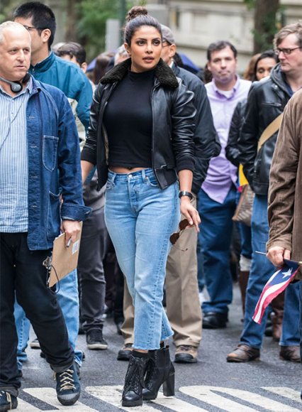 Priyanka Chopra Quantico Leather Jacket Priyanka Chopra Quantico Leather Jacket