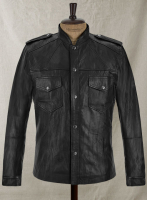 (image for) Alexander Skarsgard True Blood Leather Jacket #1