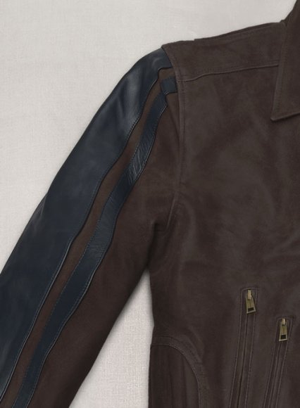 Vintage Brown Grain Robert Pattinson Leather Jacket #2 (image for) Vintage Brown Grain Robert Pattinson Leather Jacket #2