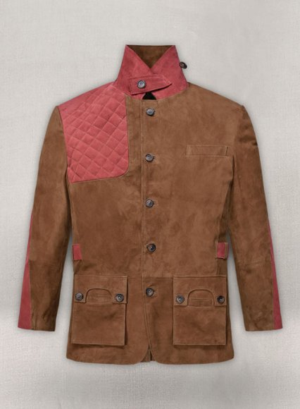 (image for) Safari Hickory Suede Leather Blazer