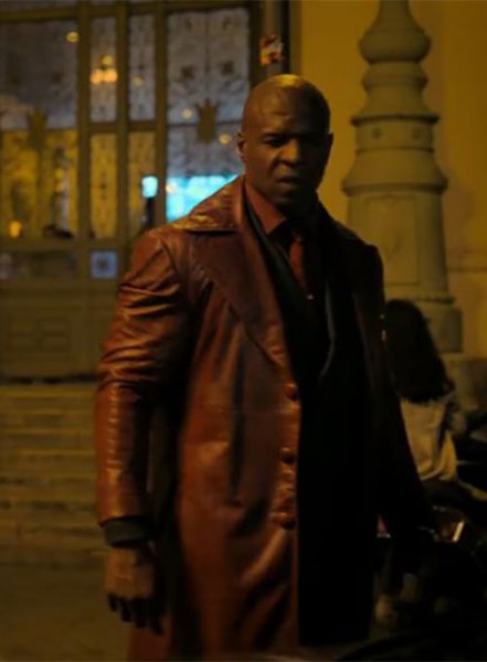(image for) Terry Crews The Killer Game Leather Long Coat