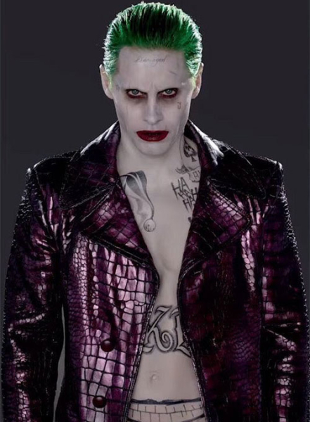 (image for) Jared Leto Suicide Squad Leather Long Coat