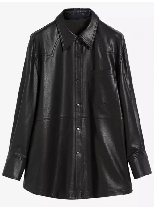 (image for) Oaklane Leather Trench Coat
