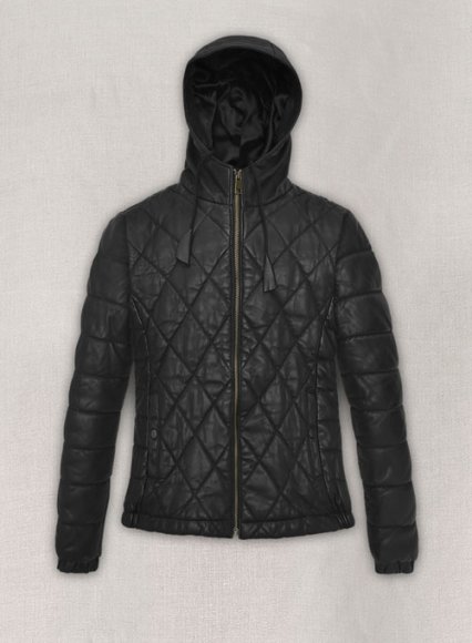 Hooded Leather Jacket # 510 (image for) Hooded Leather Jacket # 510