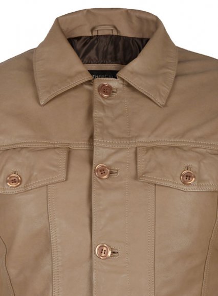 Soft King Brown Washed Transformers Mark Wahlberg Leather Jacket Soft King Brown Washed Transformers Mark Wahlberg Leather Jacket