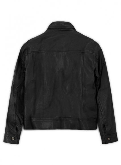 Thick Black Leather Jacket #515 - 38 Female Thick Black Leather Jacket #515 - 38 Female
