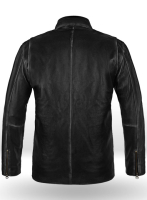 (image for) Rubbed Black Mark Wahlberg Contraband Leather Jacket