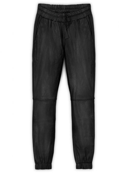 (image for) Selena Gomez Leather Joggers