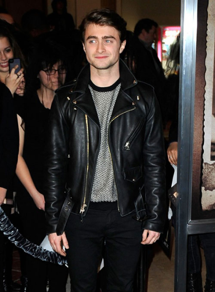 (image for) Daniel Radcliffe Leather Jacket