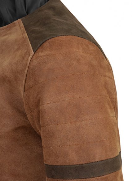 Light Vintage Tan Hide Leather Fighter T-Shirt Jacket Light Vintage Tan Hide Leather Fighter T-Shirt Jacket