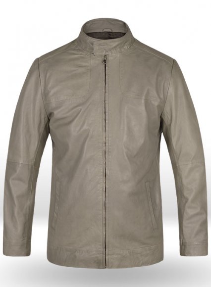 Croma Gray Washed & Wax Tom Cruise Fallout Leather Jacket Croma Gray Washed & Wax Tom Cruise Fallout Leather Jacket
