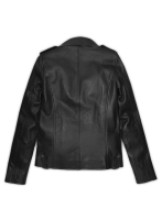(image for) Thick Black Brie Larson Captain Marvel Leather Jacket