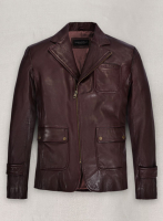(image for) Robert Downey Jr Leather Blazer #1