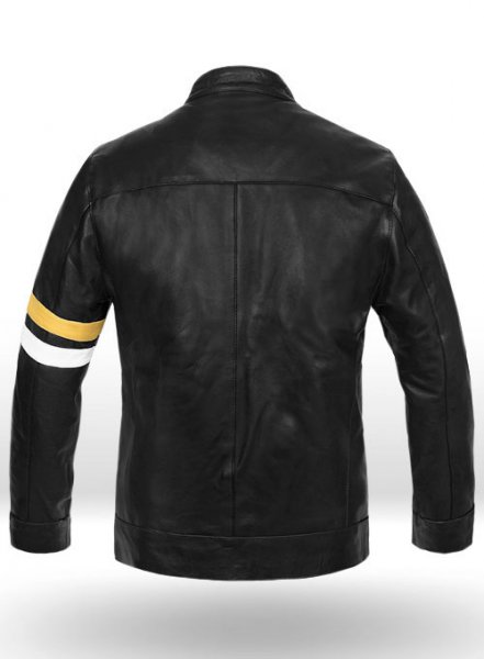 (image for) Thick Black Leather Jacket # 97