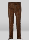 (image for) Cowboy Lace up Leather Pants