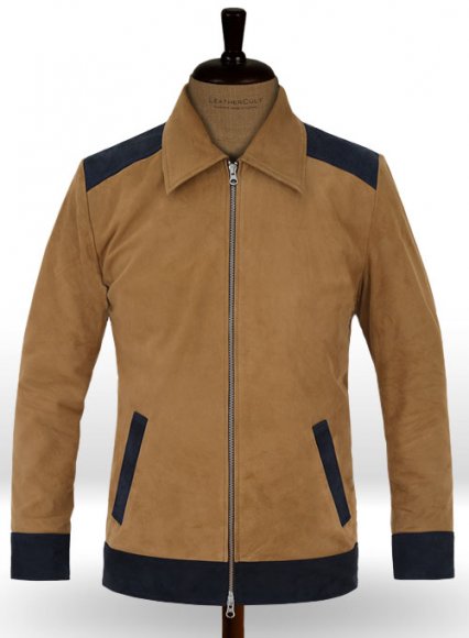 Soft Saddle Brown Suede Cristiano Ronaldo Leather Jacket #1 Soft Saddle Brown Suede Cristiano Ronaldo Leather Jacket #1