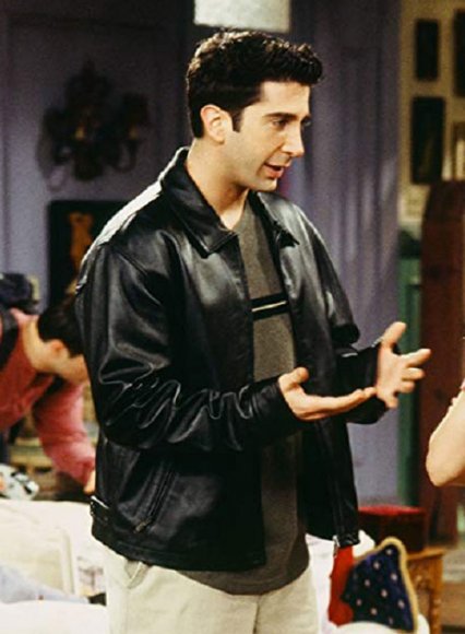 David Schwimmer Friends Season 4 Leather Jacket David Schwimmer Friends Season 4 Leather Jacket