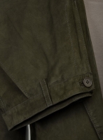 (image for) Olive Green Suede Leather Suit