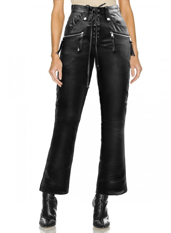 (image for) Bella Thorne Leather Pants - Click Image to Close