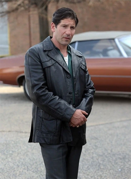 (image for) Jon Bernthal The Many Saints of Newark Leather Trench Coat