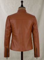 (image for) Terrain Brown Ellen Pompeo Leather Jacket #1