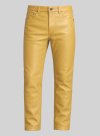 (image for) Yellow Leather Jeans