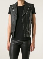 (image for) Leather Biker Vest # 342