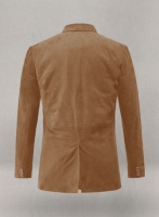 (image for) Saddle Brown Suede Leather Blazer