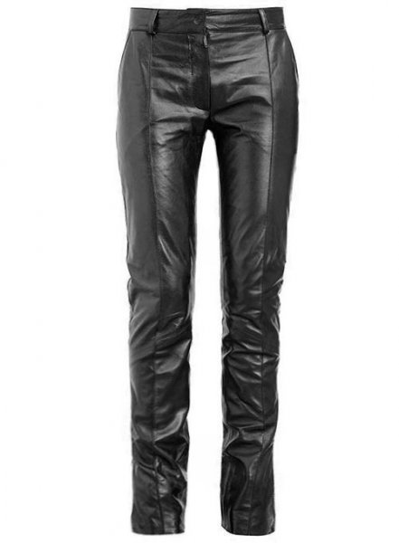 Front Crease Leather Pants : LeatherCult