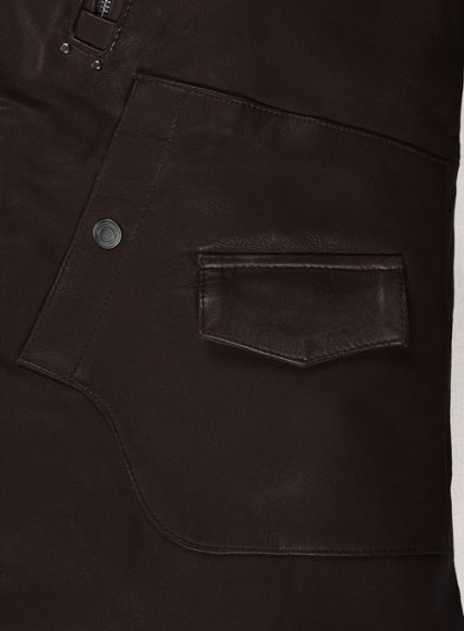 (image for) Falcon Brown Rider Leather Jacket