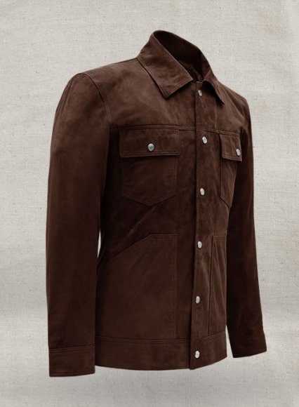 (image for) Brown Frodo Suede Leather Jacket