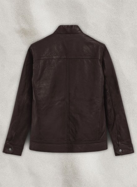 (image for) Thunder Storm Brown Biker Leather Jacket