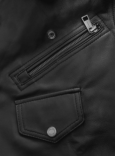 (image for) Black Jessica Alba Leather Jacket