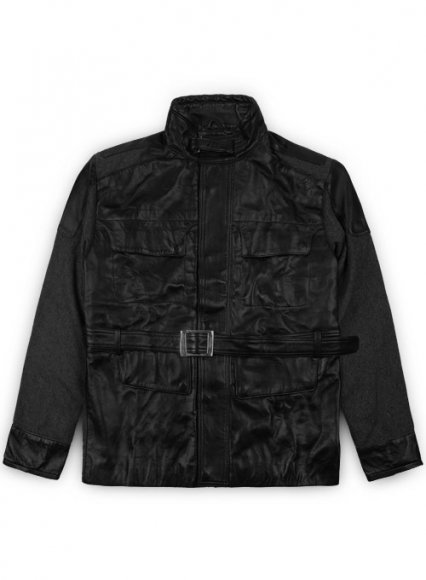 Black Avengers Age of Ultron Nick Fury Leather Jacket - 3XL Black Avengers Age of Ultron Nick Fury Leather Jacket - 3XL