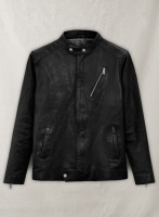 (image for) Motorad Black Biker Leather Jacket