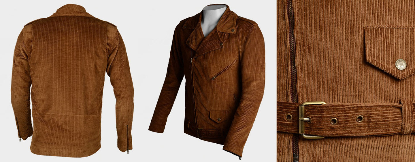 Corduroy Biker Jacket from LeatherCult