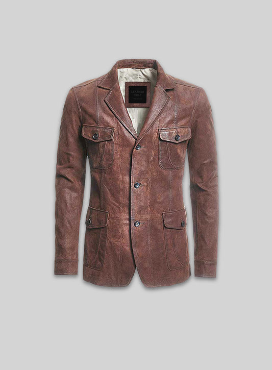 Leather Blazer - # 716