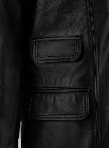 Bruce Springsteen Born to Run Autobiography Leather Trench Coat