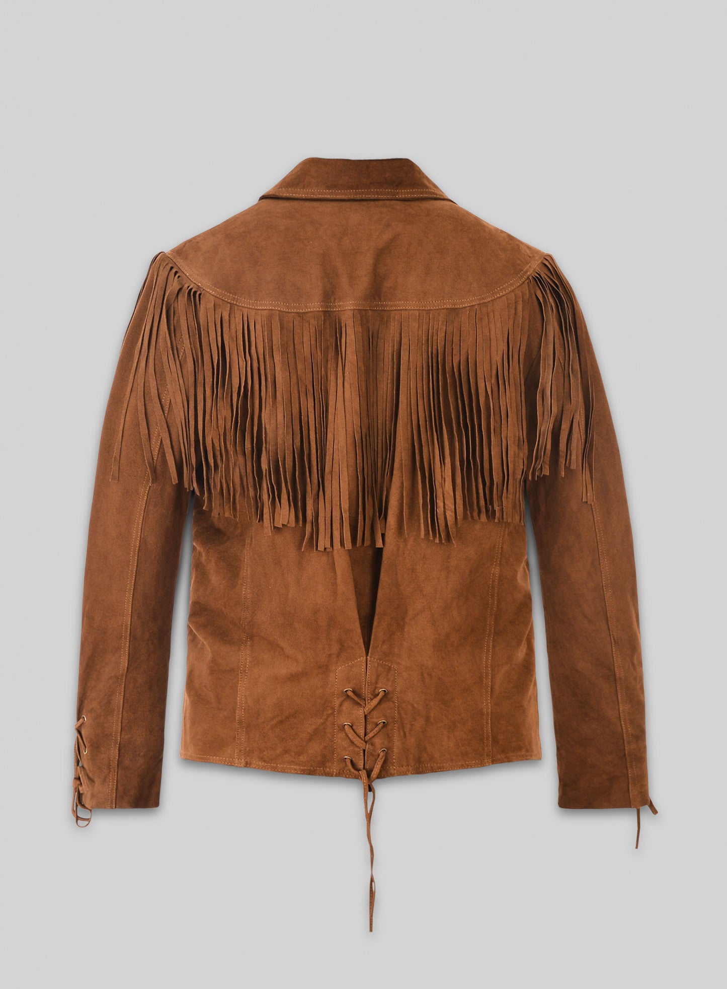 Fringe Leather Jacket #1012