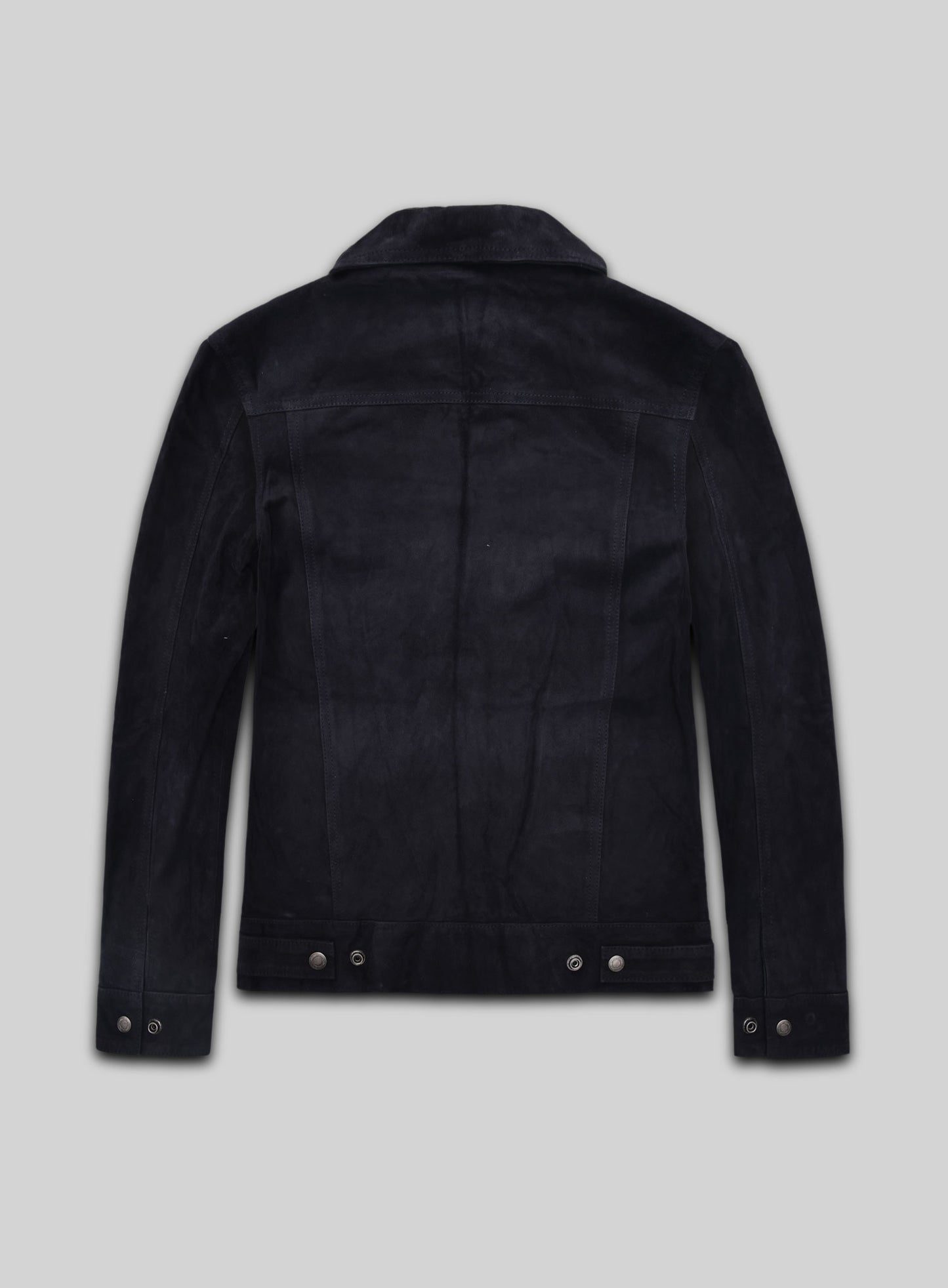 Leather Trucker Jacket - XS