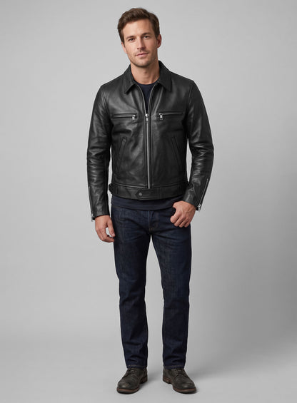 Leather Jacket #884