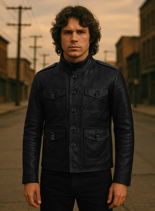 Jim Morrison Leather Jacket # 2