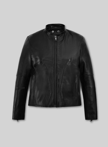 Carrie Anne Moss The Matrix Resurrections Leather Jacket